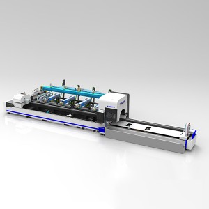 Three-chuck Automatic Feeding Tube Laser Cutting Machine